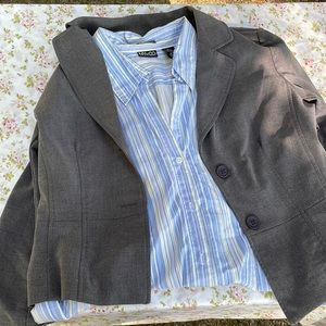 Blazer and Button up shirt